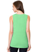 WT2148 Women's Summer Sleeveless Scoop Neck Pleated  Loose Fit Casual Tank Top