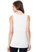 WT2148 Women's Summer Sleeveless Scoop Neck Pleated  Loose Fit Casual Tank Top