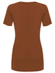 WT2312 Women's Casual Shirts Twist Knot Tunics Top