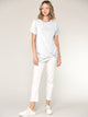 WT2312 Women's Casual Shirts Twist Knot Tunics Top