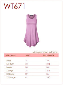 WT671 Women's Fit and Flare Tunic