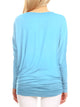 WT826 Womens Batwing Long Sleeve Top