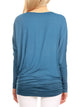 WT826 Womens Batwing Long Sleeve Top