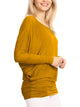 WT826 Womens Batwing Long Sleeve Top