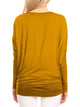 WT826 Womens Batwing Long Sleeve Top