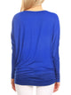WT826 Womens Batwing Long Sleeve Top