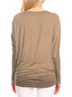 WT826 Womens Batwing Long Sleeve Top