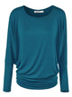WT826 Womens Batwing Long Sleeve Top